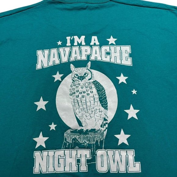 Vintage Navapache Night Owl T Shirt - Picture 3 of 4